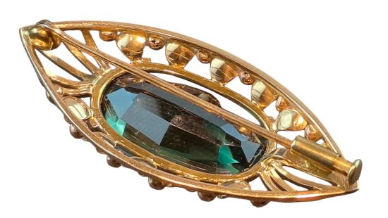 Goldbrosche