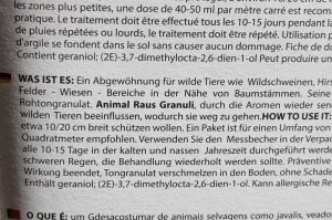 Granulat Animal Raus