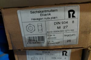 Sechskantmuttern blank