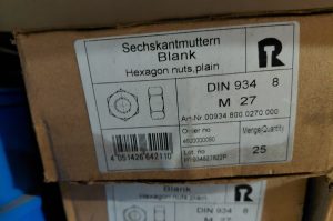 Sechskantmuttern blank