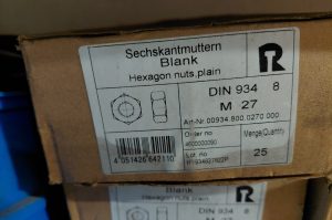 Sechskantmuttern blank