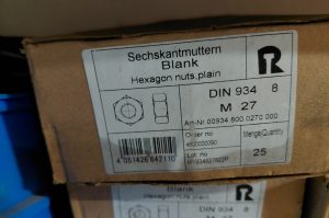 Sechskantmuttern blank