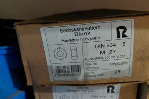 Sechskantmuttern blank