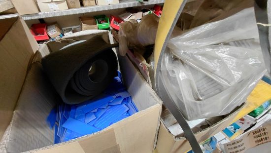 Kompletter Regalinhalt