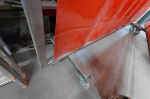 Fahrbare Schweißwand