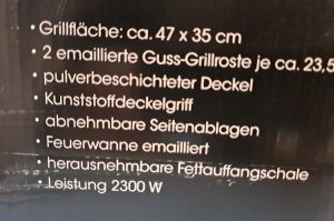 Elektrischer Tischgrill