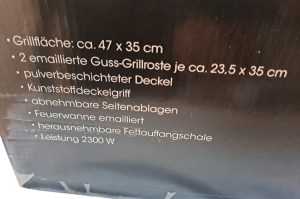 Elektrischer Tischgrill