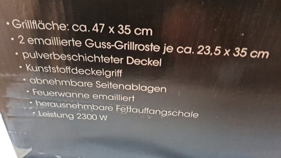 Elektrischer Tischgrill