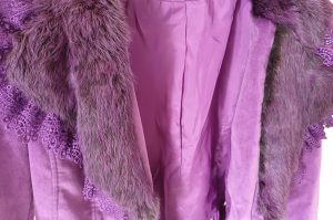 Jacke mit Echtpelzbesatz