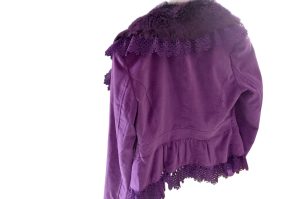 Jacke mit Echtpelzbesatz