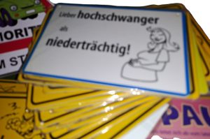 Geburtstagsschilder