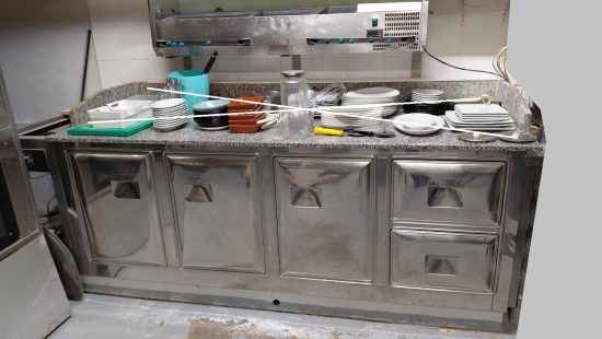 Pizza-Arbeitsplatz L