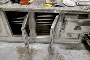 Pizza-Arbeitsplatz L