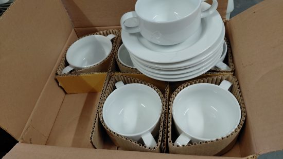 Suppenschalen mit Unterteller L