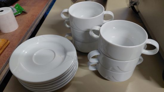 Suppenschalen mit Unterteller L