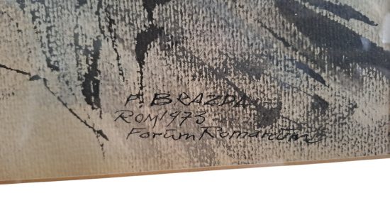 Aquarellisierte Zeichnung