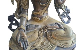 Asiatische Bronzestatue