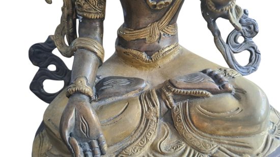 Asiatische Bronzestatue