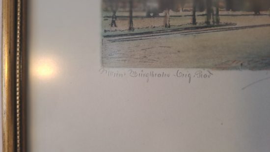 Radierung WZ EG