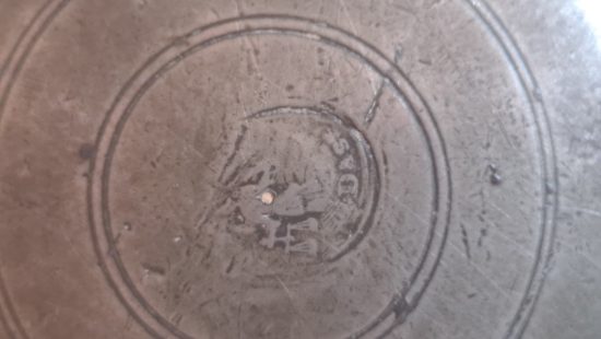 Historischer Zinntopf BÜ OG