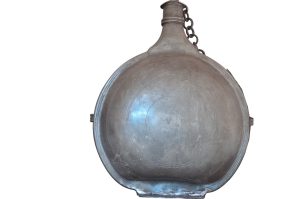 Historische Zinnflasche BÜ OG