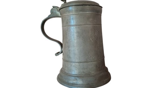 Historischer Zinnkrug BÜ OG