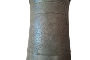 Historischer Zinnkrug BÜ OG