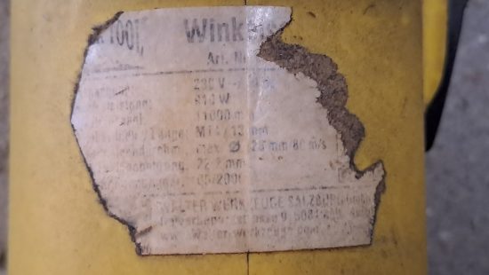 Winkelschleifer
