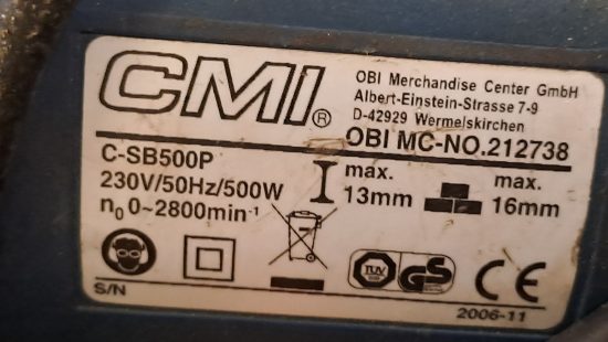 Bohrmaschine 