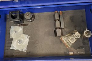 Werkzeugwagen blau