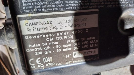 Gasheizgerät