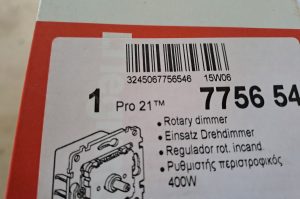 Einsatz Drehdimmer K14
