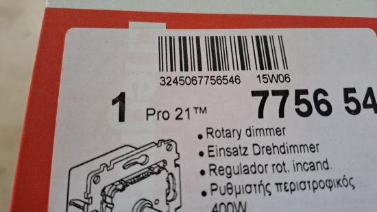 Einsatz Drehdimmer K14