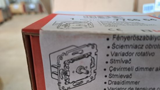 Einsatz Drehdimmer K14