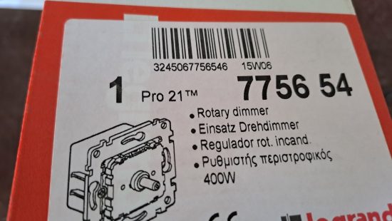 Einsatz Drehdimmer K14