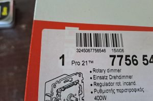Einsatz Drehdimmer K14