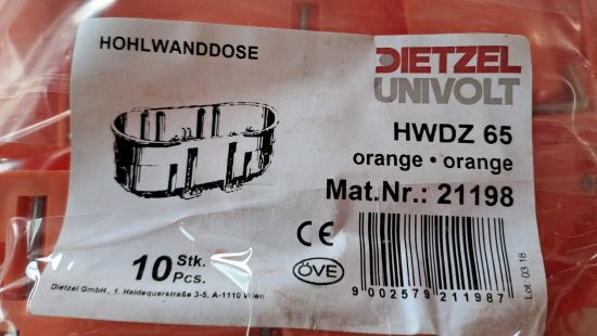 Hohlwanddosen K14