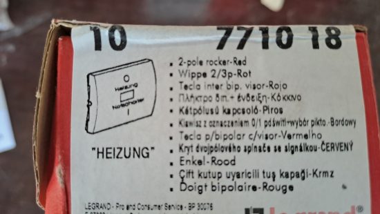 Wippschalter K16