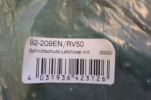 Schnittschutz Latzhose K4 SV
