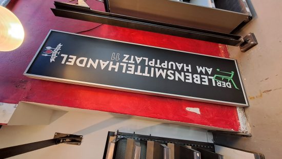 Werbeschild