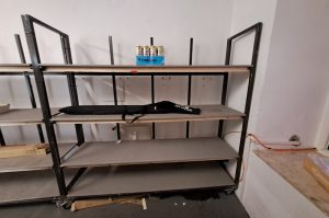 Fahrbares Regal L