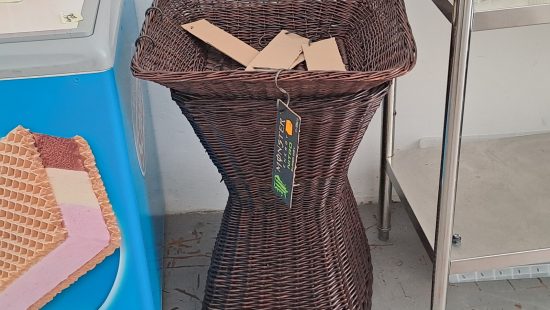 Rattankorbständer L