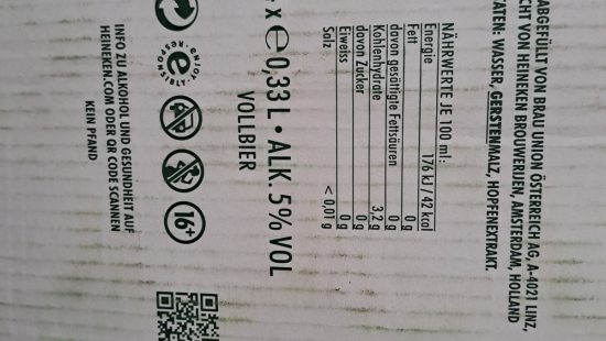 Heineken Bier