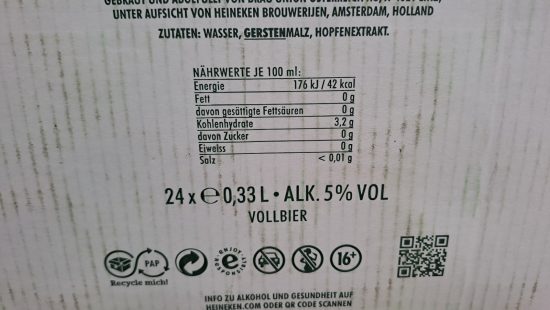 Heineken Bier