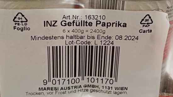 Gefüllte Paprika W3