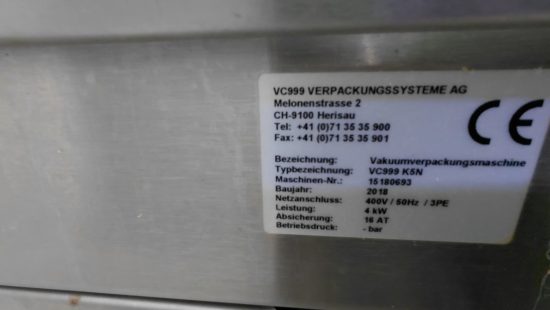 Vakuumverpackungsmaschine F