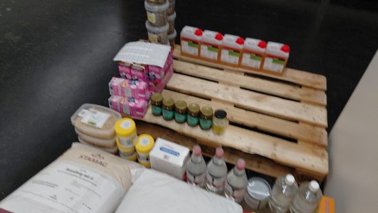 Diverse Lebensmittel E