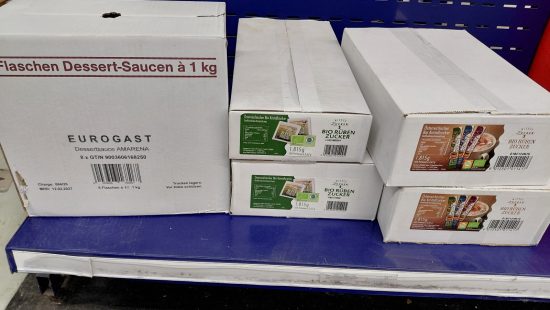 Dessertsaucen und Zucker E