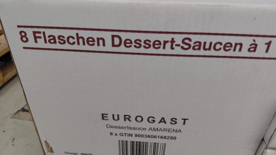 Dessertsaucen und Zucker E