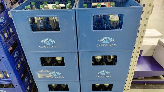 Mineralwasser prickelnd